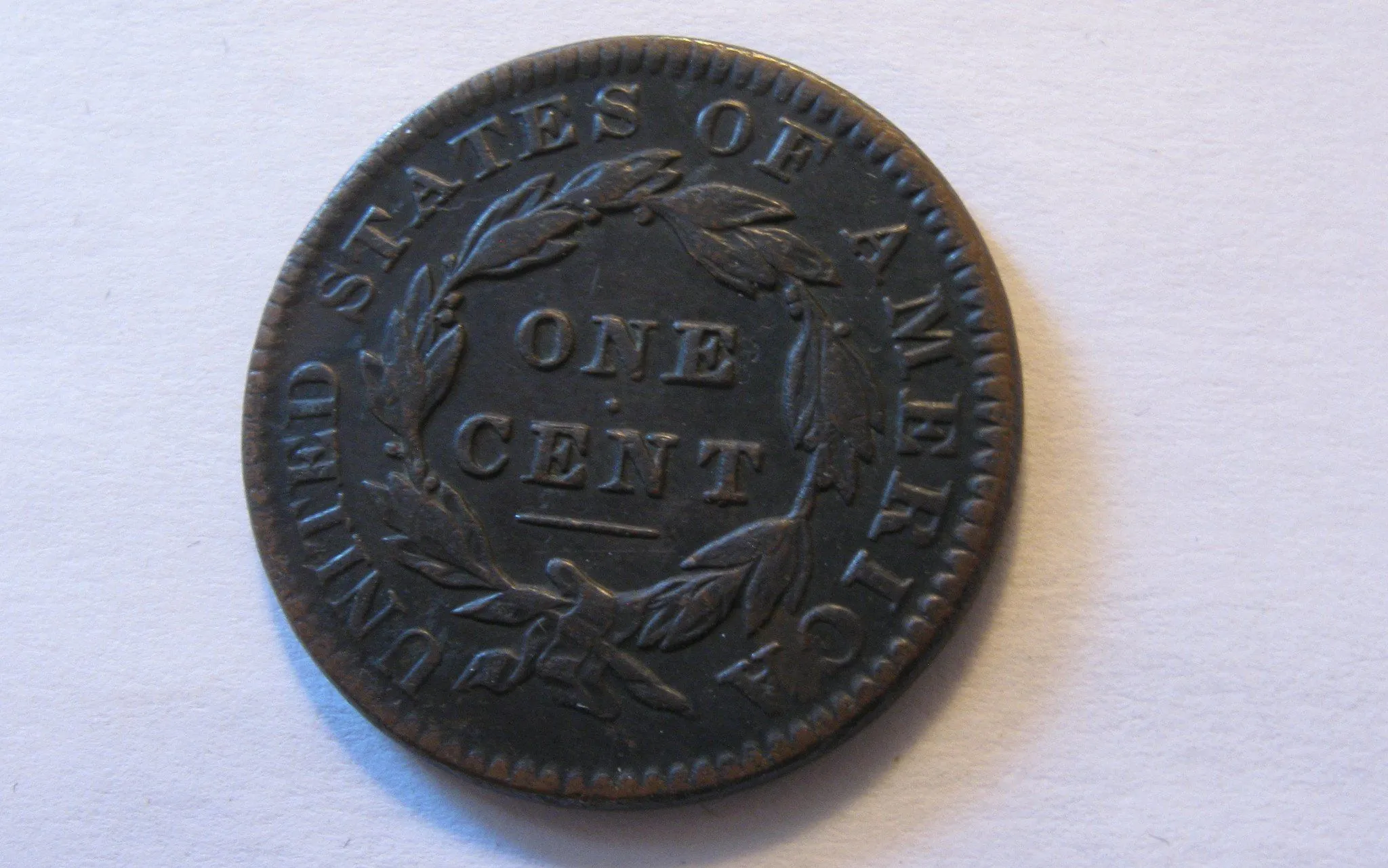 1834 Classic Head Large Cent.  XF-40