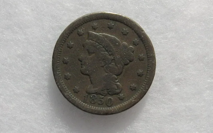 1850 Large Cent F-15