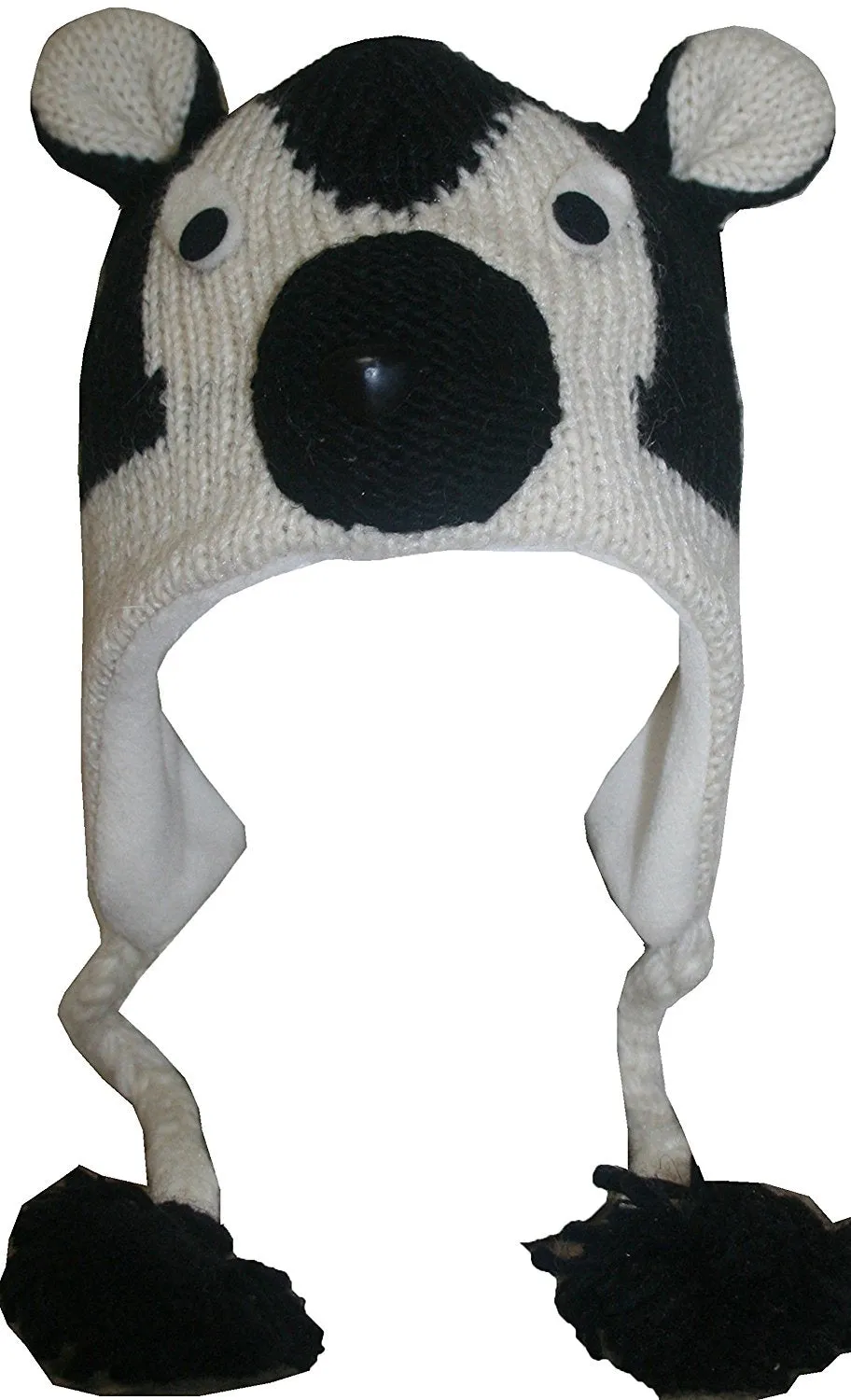 Assorted Highland Soft Wool Fleece Lined Outdoor Animal Hats