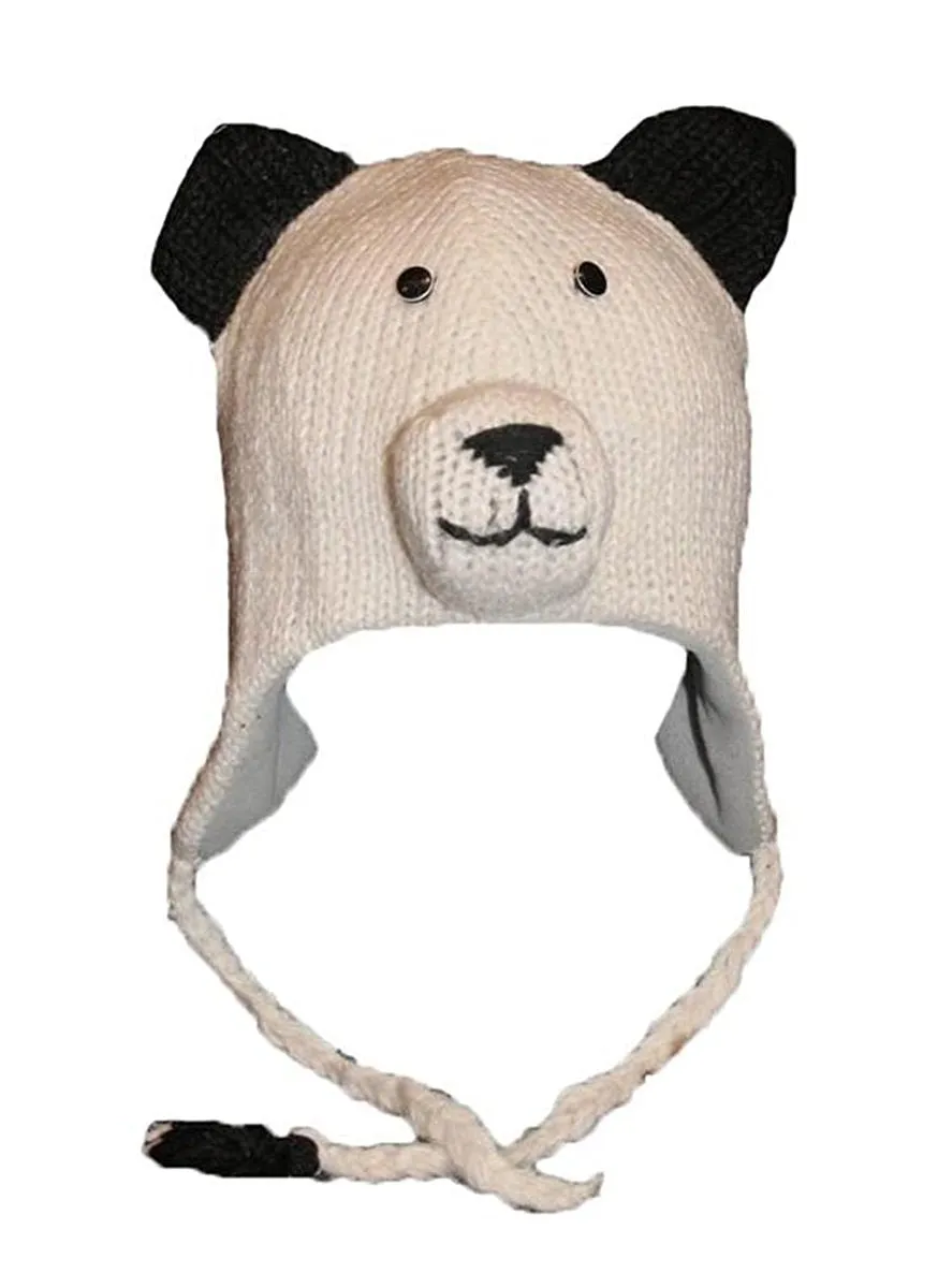 Assorted Highland Soft Wool Fleece Lined Outdoor Animal Hats