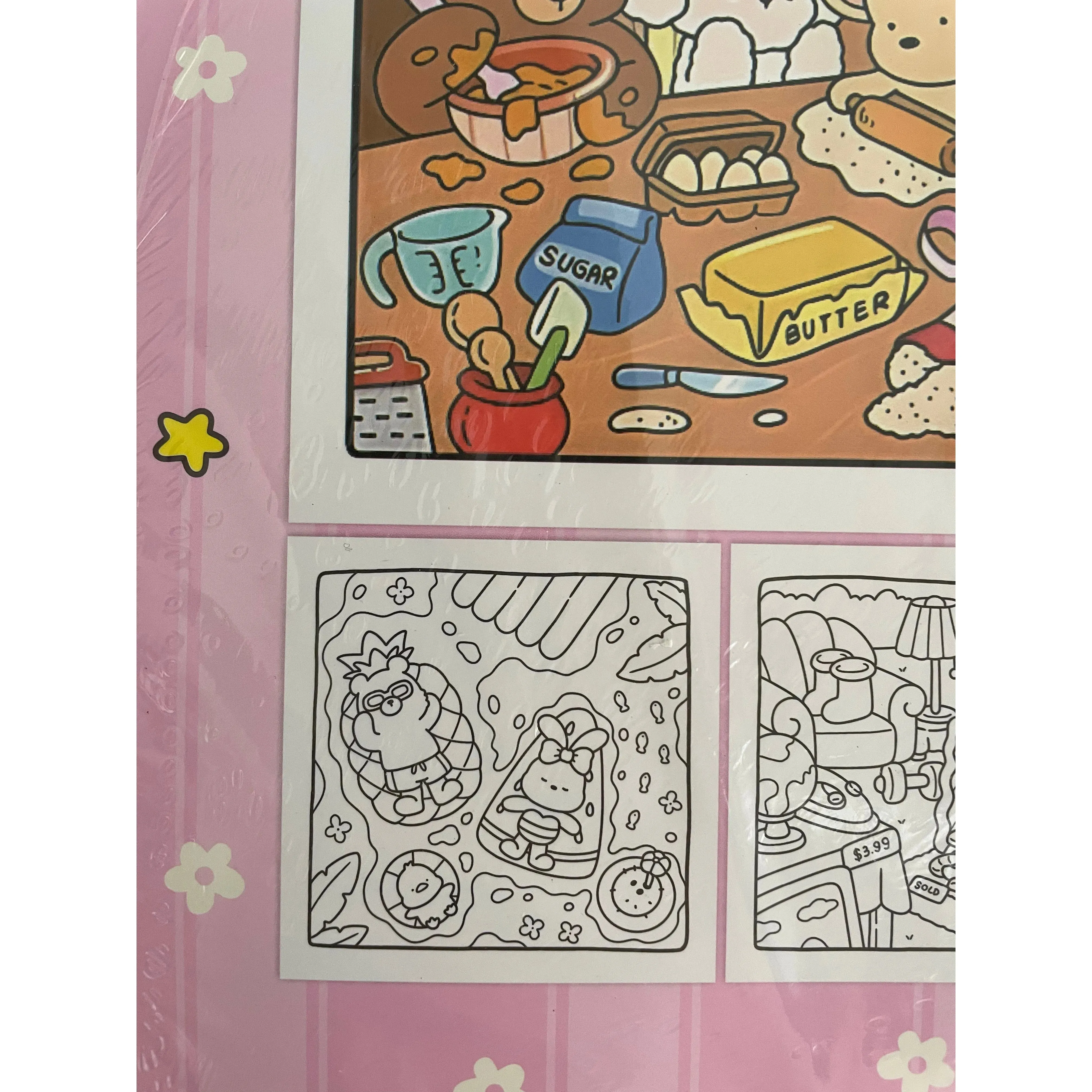 Cozy Friends Cute and Comfy Kawaii Colouring Book