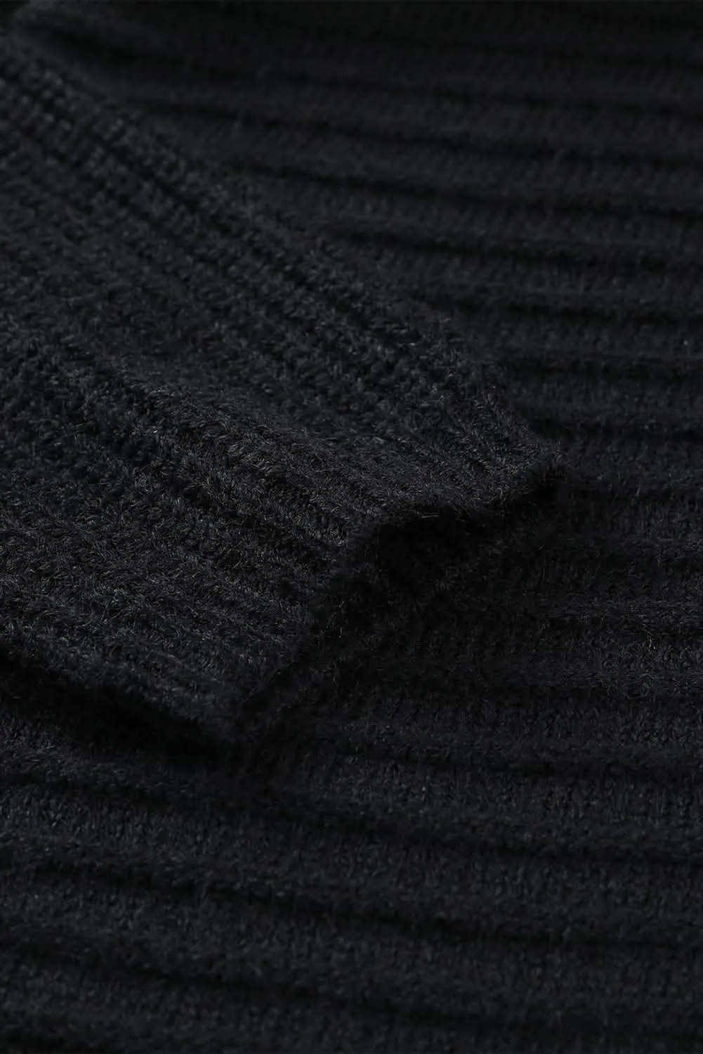 Cozy longline hooded cardigan