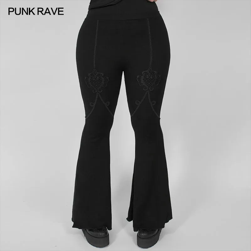 DK-457DQF Dark Goth flared pants