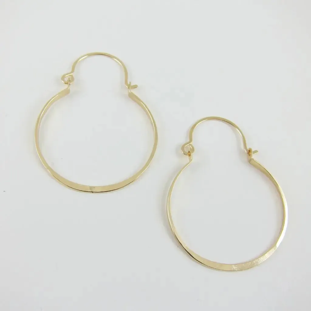 Forged Hoop Earrings