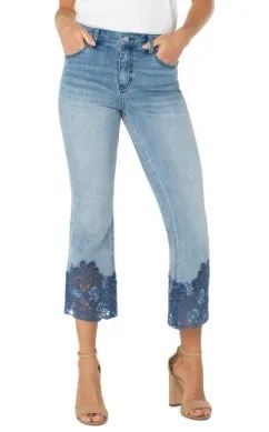 Hannah Crop Flair w/Crochet