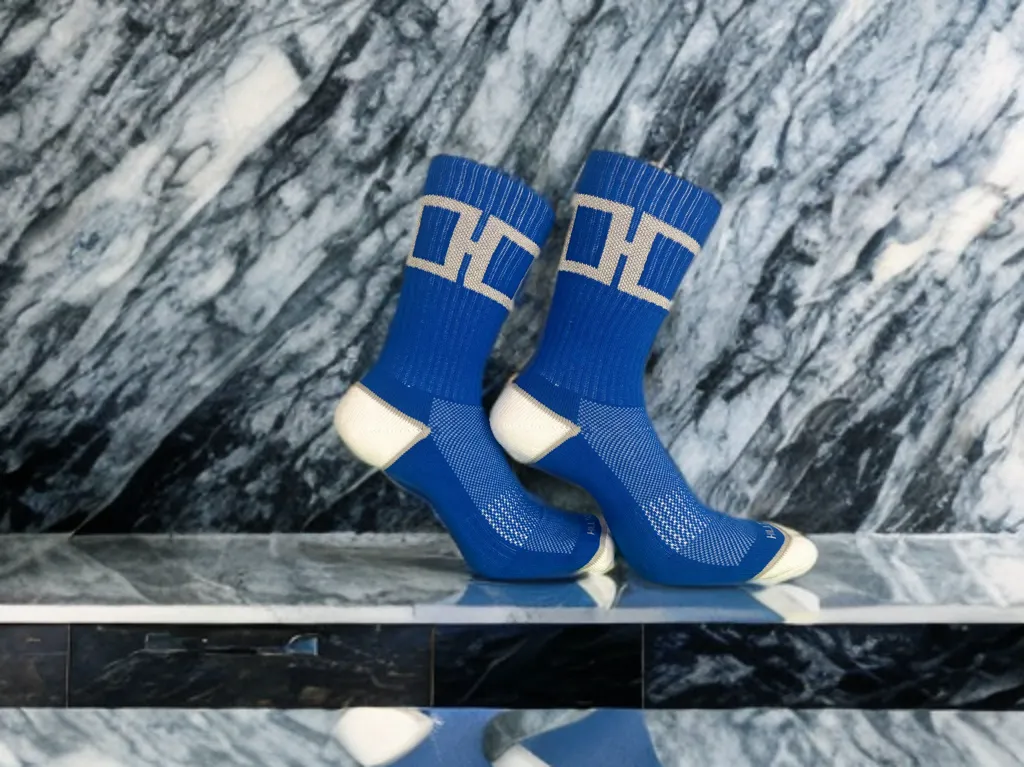 Hill Toe “Gridiron Grit” Sock – Honolulu Blue Edition