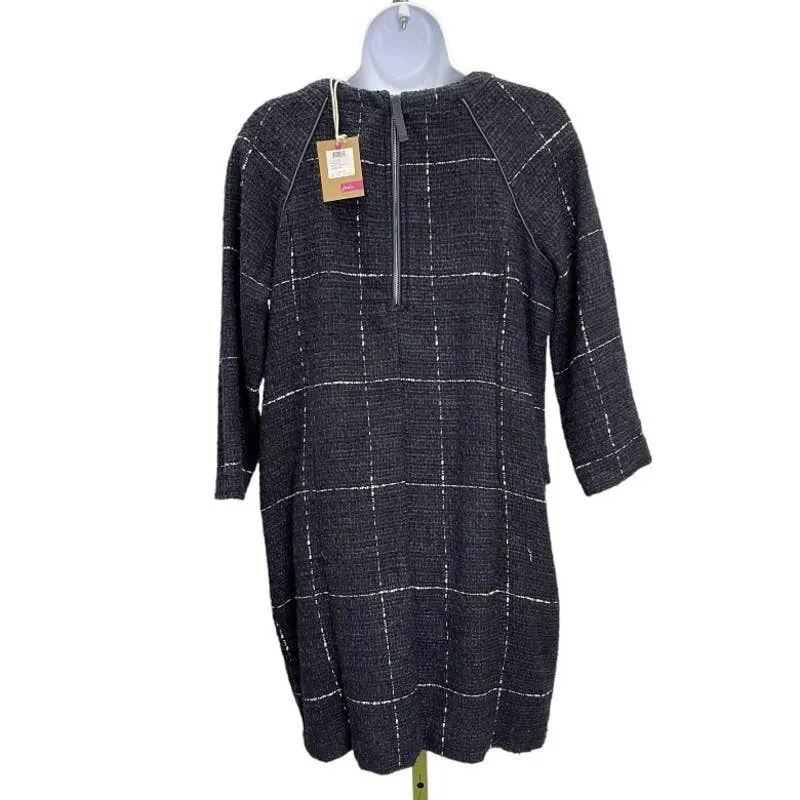 Joules Esther Boucle Dress Navy Size 6 New