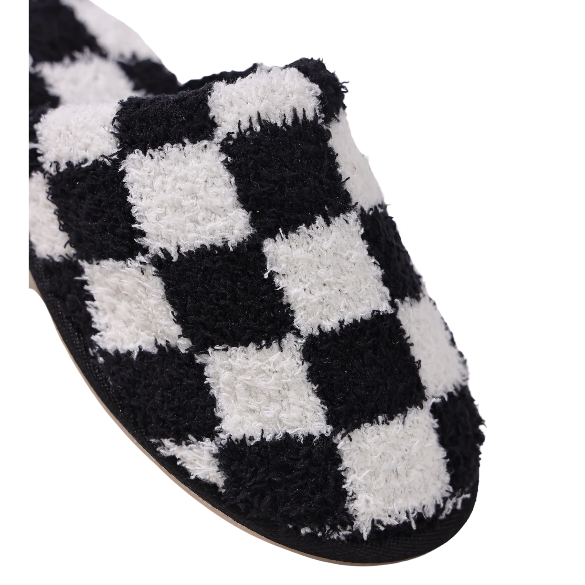 Local Beach Checker Cozy Slippers