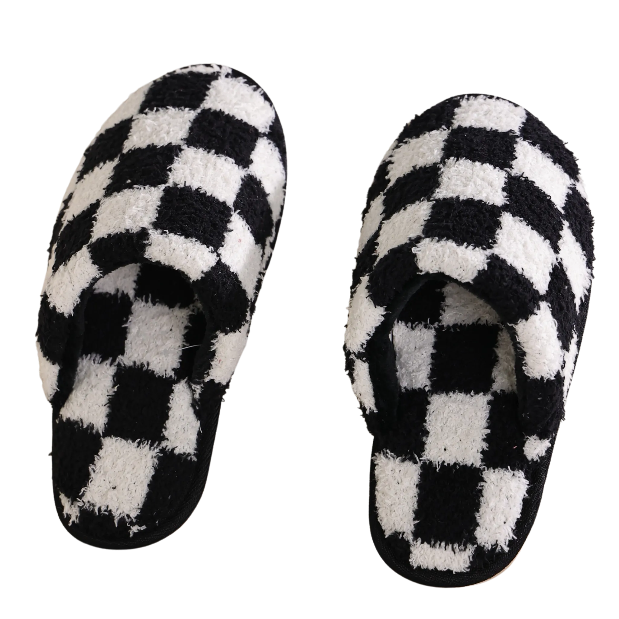 Local Beach Checker Cozy Slippers