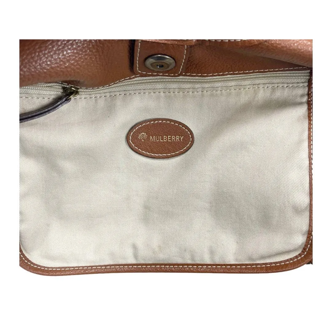 Mulberry Sumerset Handbag Purse Pebbled Leather Saddle UK