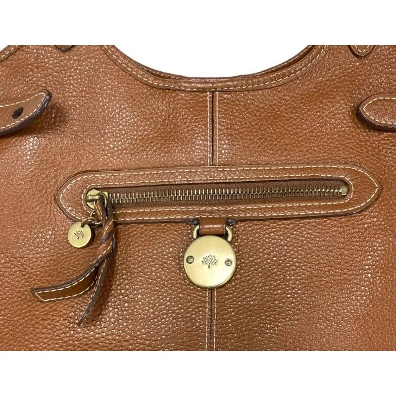 Mulberry Sumerset Handbag Purse Pebbled Leather Saddle UK