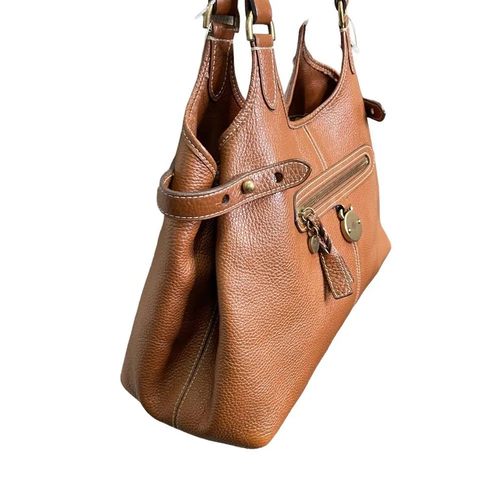 Mulberry Sumerset Handbag Purse Pebbled Leather Saddle UK