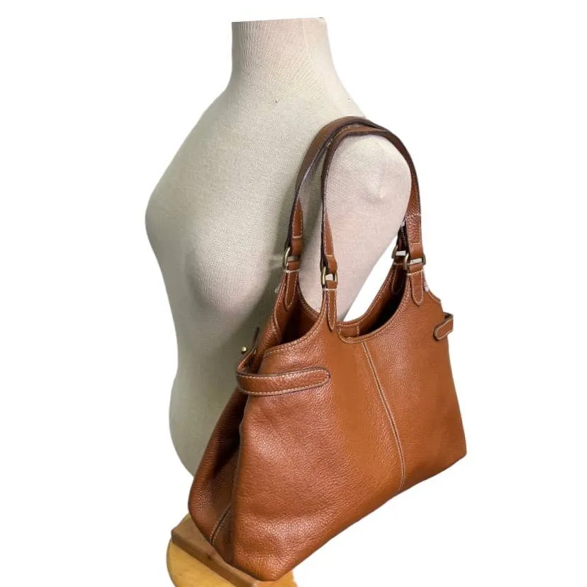 Mulberry Sumerset Handbag Purse Pebbled Leather Saddle UK