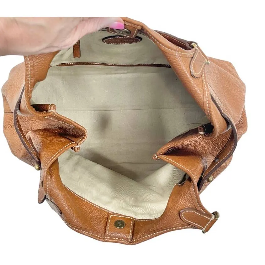 Mulberry Sumerset Handbag Purse Pebbled Leather Saddle UK