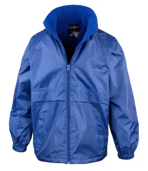 Result Core Kids Micro Fleece Lined Jacket | Royal Blue