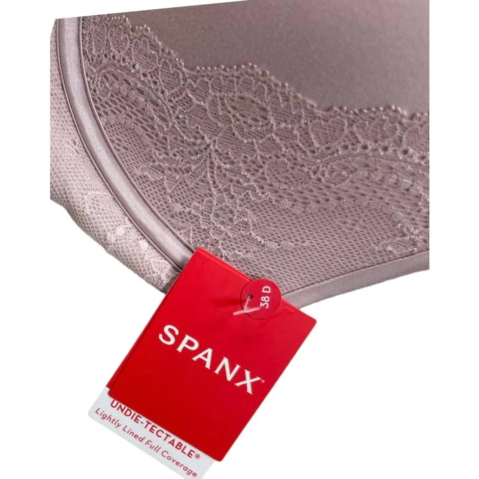 SPANX Undie-Detectable Lighly Lined Bra Size 38D Nude New