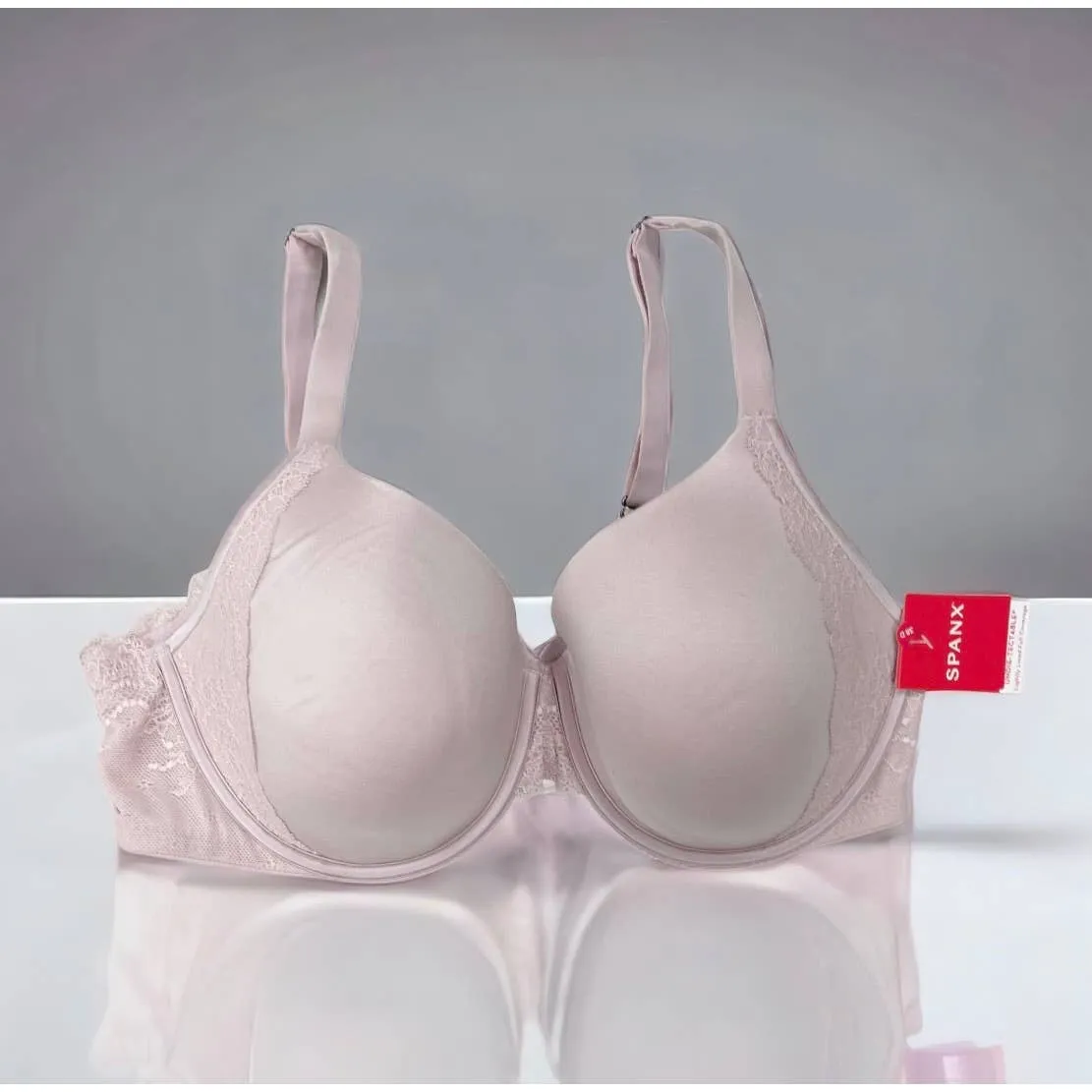 SPANX Undie-Detectable Lighly Lined Bra Size 38D Nude New